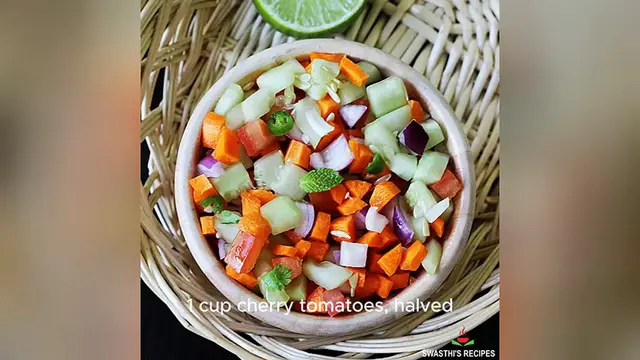 Video thumbnail for food salad recipe