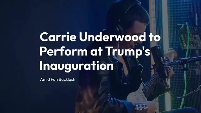 Video thumbnail for Carrie Underwood to Sing at Trump’s Inauguration Amid Growing Controversy