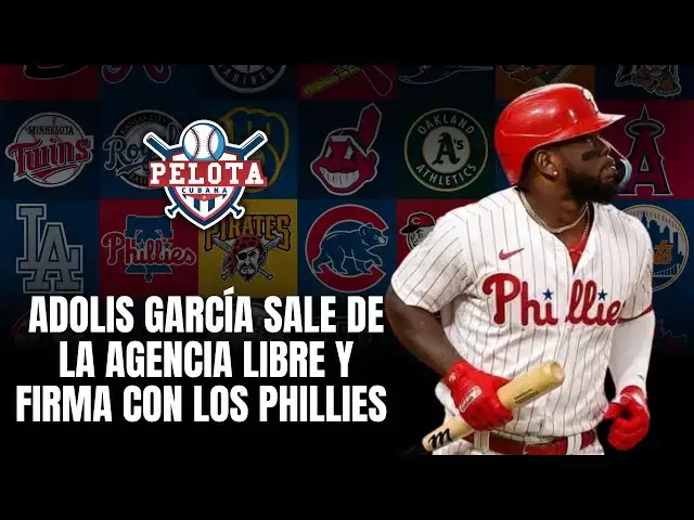 Video thumbnail for Adolis García firma con los Phillies: Un nuevo escenario para relanzar su carrera