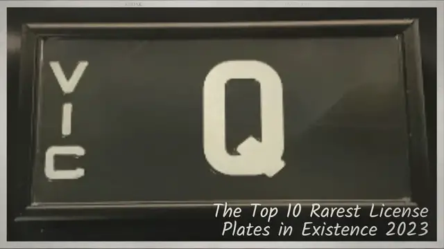 'Video thumbnail for Top 10 Rarest License Plates in Existence 2023'