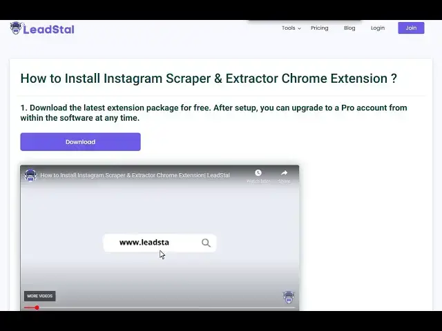 Video thumbnail for How to Install Instagram Location Scraper | #1 IG Location Email  Finder & Extractor |  LeadStal