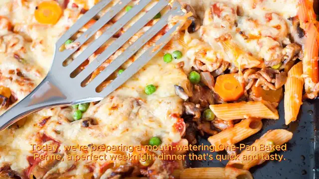Video thumbnail for One-Pan Baked Penne Recipe