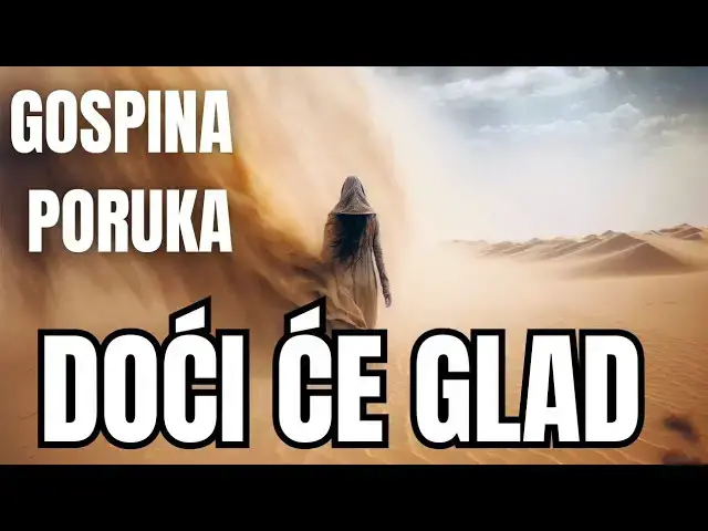 Video thumbnail for DOĆI ĆE GLAD - GOSPINA PORUKA, PEDRO REGIS