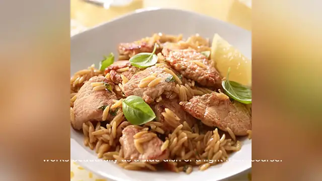 Video thumbnail for Lemon Garlic Orzo _ orzo recipe