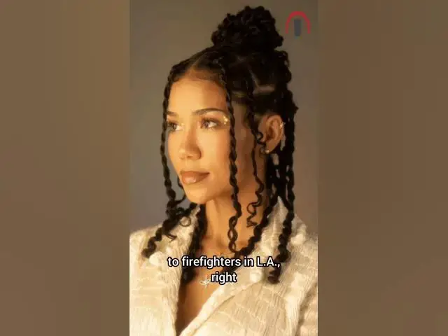 Video thumbnail for Jhene Aiko offers FREE massages to firefighters in LA