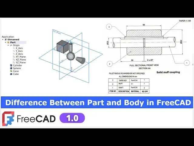 'Video thumbnail for Difference Between Part and Body in Part Design Workbench | 3D Modeling | Mechnexus |'