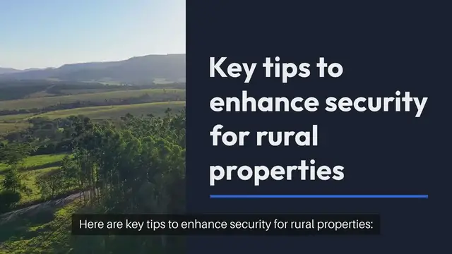 Video thumbnail for Home Security Tips For Rural Homes
