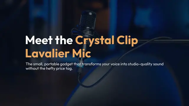 Video thumbnail for Crystal Clip Lavalier Mic: The Unsung Hero of Clear Sound
