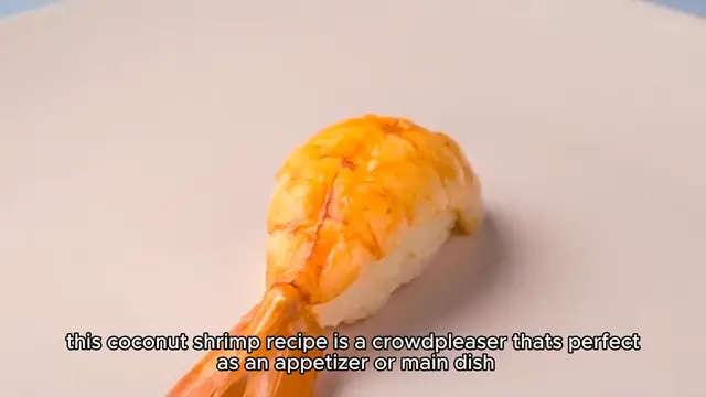 Video thumbnail for coconut shrimp recipe