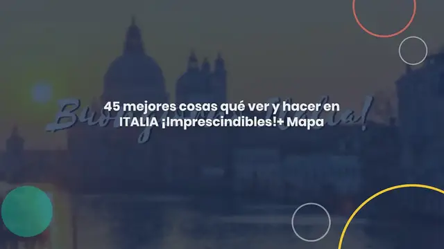 Video thumbnail for 45 mejores cosas que ver y hacer en ITALIA imprescindibles + Mapa localizaciones