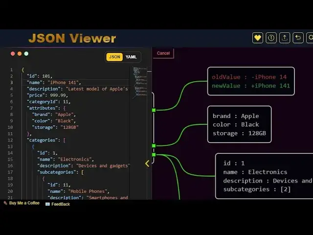 'Video thumbnail for Transform JSON to Interactive Graphs Online   JSON to Graph Converter'