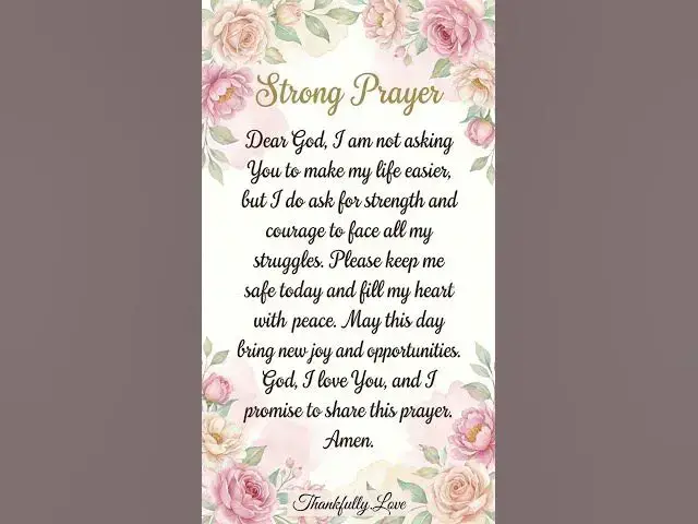 Video thumbnail for A Prayer for Strength and Peace