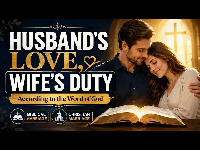 Video thumbnail for Husband’s Love, Wife’s Duty According to the Word of God #BiblicalMarriage #christianmarriage