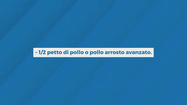 Video thumbnail for CROCCHETTA DI POLLO