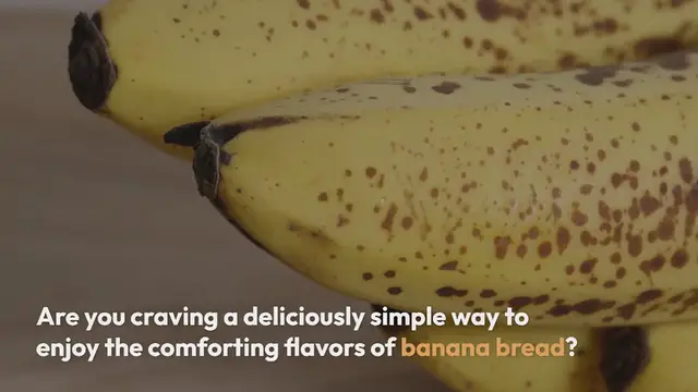 Video thumbnail for Easy Cake Mix Banana Bread