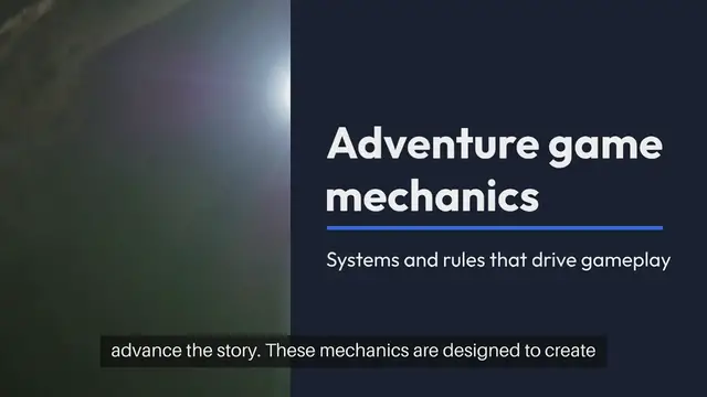 Video thumbnail for Adventure Game Mechanics