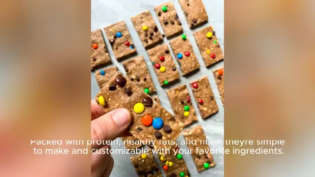 Video thumbnail for protein bar recipe