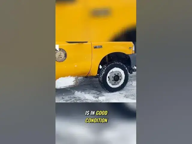 'Video thumbnail for Clearing Packed Snow with a Plow  Essential Tips for a Safe Winter #shorts #shovel #snow'