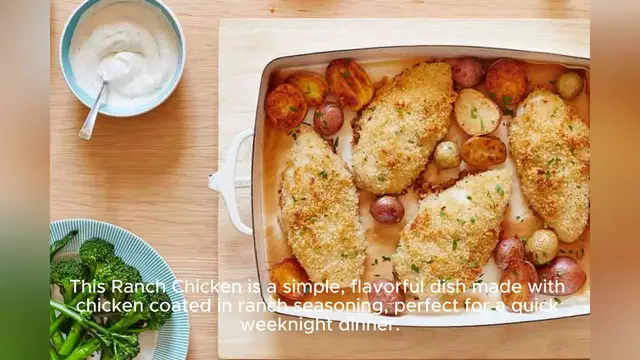 Video thumbnail for ranch chicken recipe