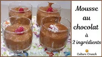 'Video thumbnail for MOUSSE AU CHOCOLAT À 2 INGRÉDIENTS !'