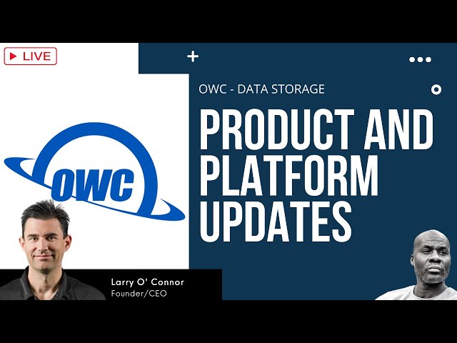 Video thumbnail for OWC - Data Storage: Product and Platform Updates