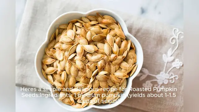 Video thumbnail for roasted pumpkin seeds recipe