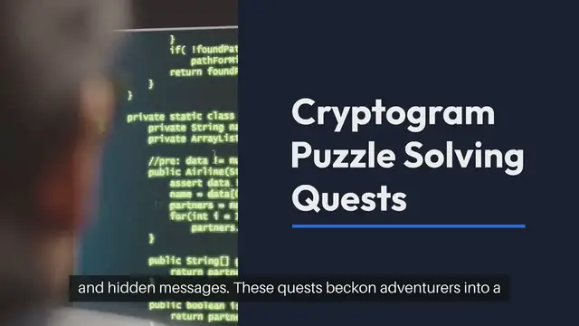 Video thumbnail for Cryptogram Puzzle Solving Quests