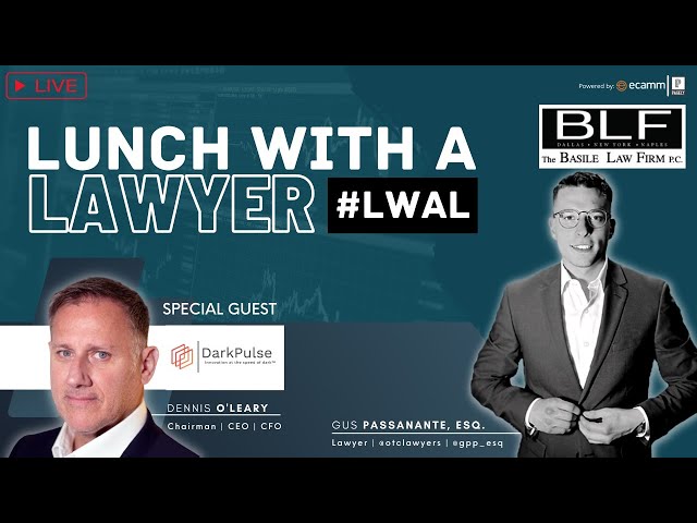 Video thumbnail for Lunch With A Lawyer + DarkPulse CEO Dennis O'Leary