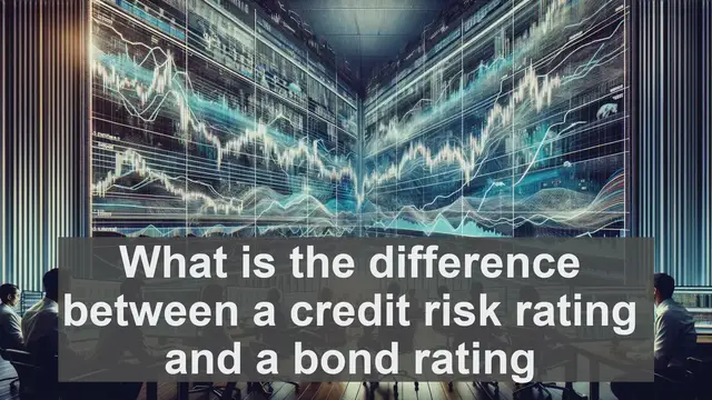 Video thumbnail for What is the difference between a credit risk rating and a bond rating?