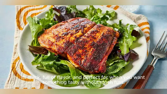 Video thumbnail for blackened salmon recipe