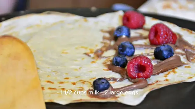 Video thumbnail for crepes recipe