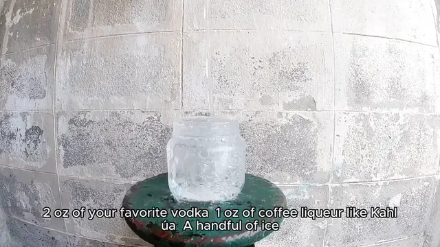 Video thumbnail for black russian recipe