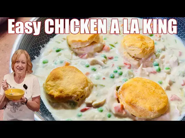 Video thumbnail for CHICKEN A LA KING Easy Weeknight Dinner