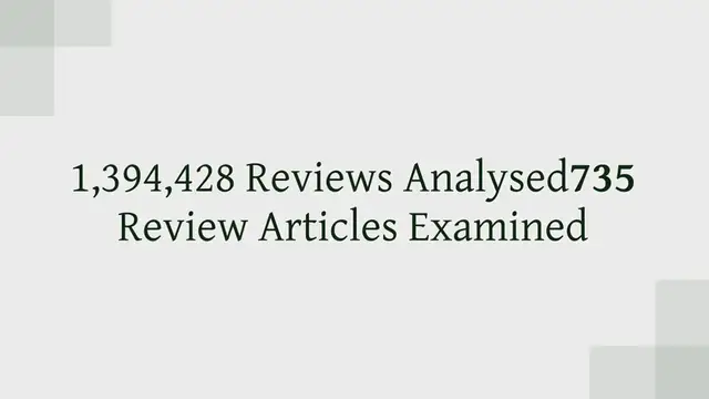 Video thumbnail for 1,394,428 REVIEWS ANALYSED