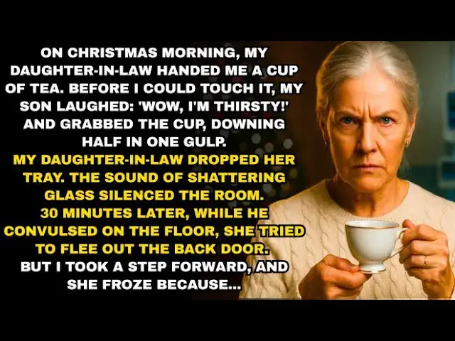 Video thumbnail for On Christmas, My Daughter-in-Law Gave Me Tea. My Son Drank It Instead. 30 Mins Later, He Started...