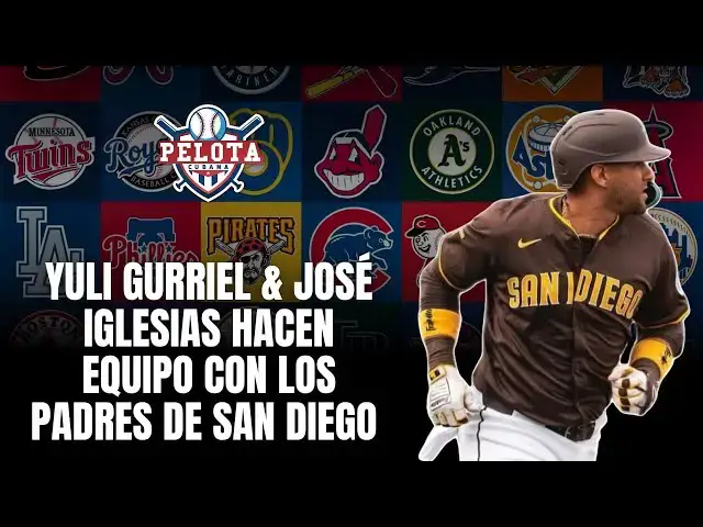 'Video thumbnail for YULI GURRIEL & JOSÉ IGLESIAS hacen equipo de MLB con Los Padres de San DIego'