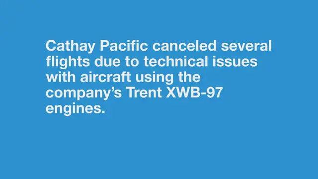 Video thumbnail for Rolls-Royce shares rebound 4% after Cathay Pacific says A350 engine issue affects limited flights