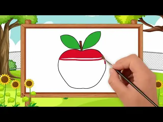'Video thumbnail for How to Draw an Apple in Simple Steps || Tech Trend Platform'