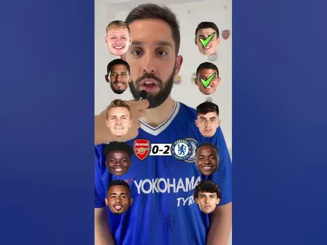 'Video thumbnail for Arsenal vs Chelsea #premierleague #football #arsenal #chelsea #quiz #challenge'