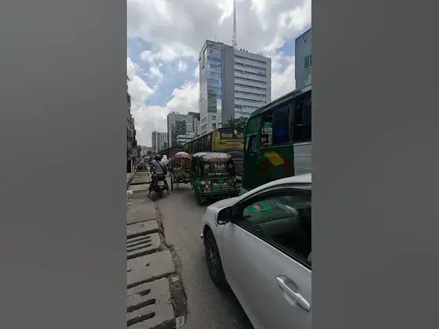 Video thumbnail for রাস্তায় ভয়াবহ জ্যাম | Dhaka Traffic Jam | Daily Life Shorts