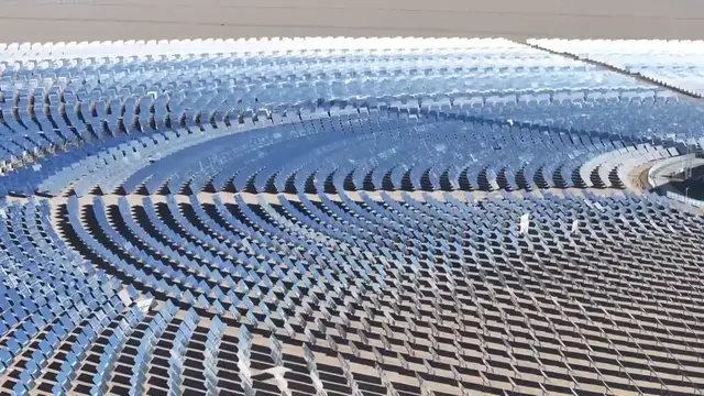 Video thumbnail for China: China ranks second globally in concentrated solar power capacity.