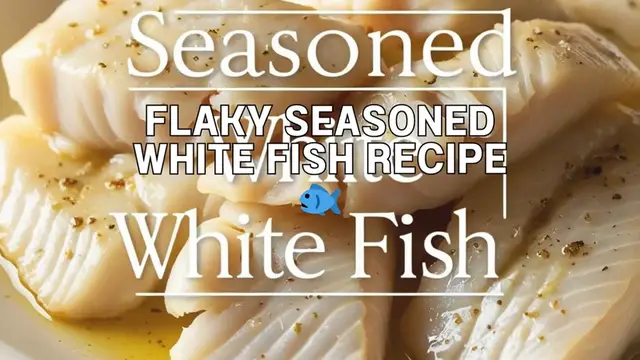 Video thumbnail for Flaky Seasoned White Fish Recipe 🐟