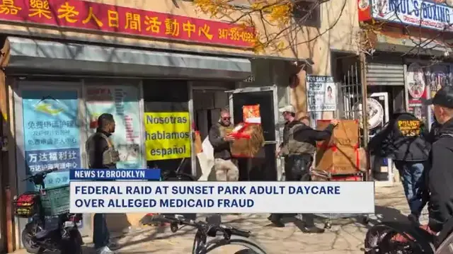 Video thumbnail for Federal raids sweep through Sunset Park as major NYC operation unfolds