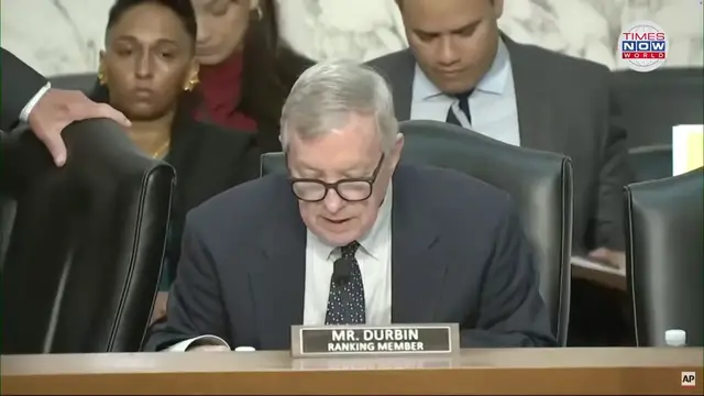 'Video thumbnail for FBI Director Kash Patel Fires Back at Durbin Over Bongino “Inside Job” Claims'