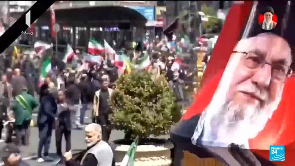 Video thumbnail for Iranians rally to mark 40-day mourning for slain supreme leader Khamenei