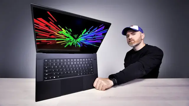 'Video thumbnail for The OLED Screen Laptop Is Finally Here...'