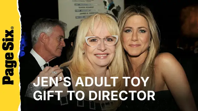 Video thumbnail for Director claims Jennifer Aniston gifted her bedazzled sex toy to 'humiliate' her in front of crew
