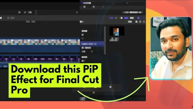 'Video thumbnail for FREE Download Final Cut Pro PiP Effect Inspired from Ali Abdaal's Picture in Picture Effect'