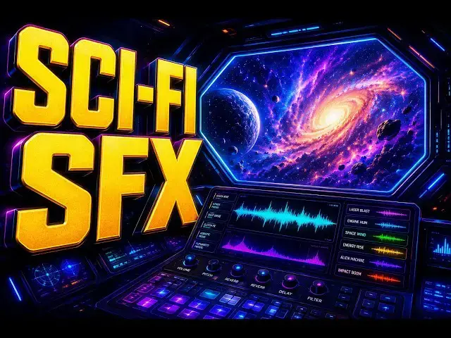 Video thumbnail for Space Station Ambience (Sci-Fi Background Room Tone SFX)