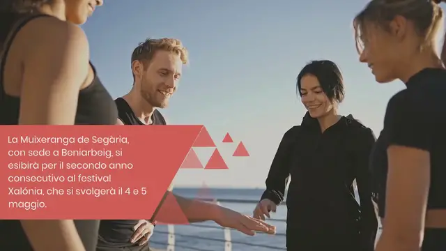 Video thumbnail for Il Muixeranga de Segària apre una nuova stagione a Xaló esibendosi insieme ai castellers els Xiquets di Reus: